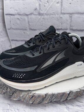 Altra Paradigm 6 Running Shoes Mens Size 9 EgoMax GuideRail Black Sneakers
